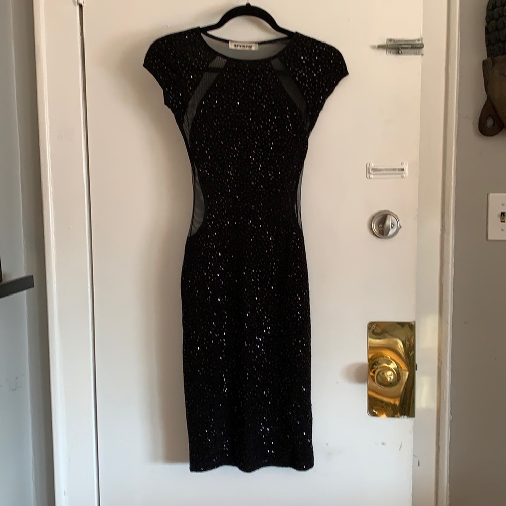 Sparkly Black Cocktail Dress